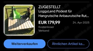 Podest für Anbaurutsche Hangrutsche NEU