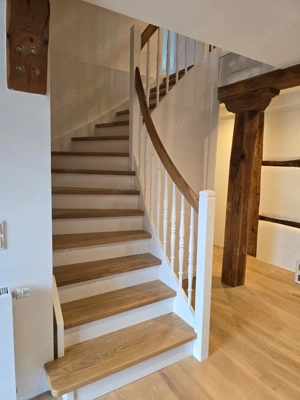 Hochwertige Eiche   rustikal Eiche Holztreppen aus Polen Bild 5