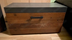 Kleine Kommode Schlammeiche Schwarz zu verkaufen 