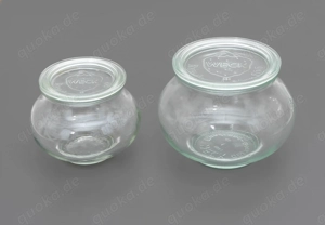 WECK Rundglasrand bauchig 8cm und 10cm