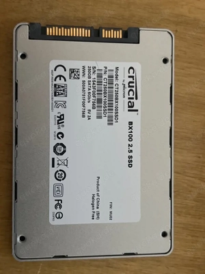 Crucial 2,5 Internefestplatte Sata 250GB Bild 2