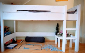 Halbhochbett Bopita weiß 