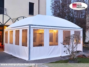 Pavillon 4x6 Überdachung Gazebo Pagodenzelt Festzelt Pvc Dach Restaurant Café Terrassenüberdachung Bild 8