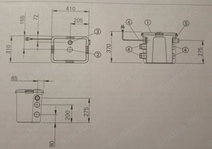 DITECH   HOMA Schmutzwasser-Hebeanlage Pumpe für Dusche, Waschmaschine o.ä.
