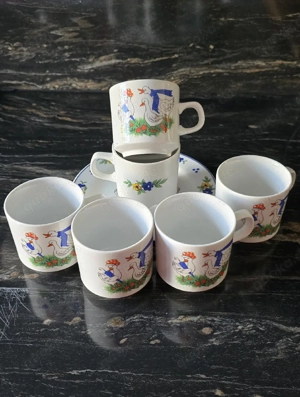 6 teiliges Kaffeetassen Set