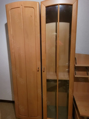 Verkaufe schöne Wohnwand aus Holz Bild 3