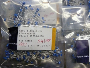 Vielschicht Kondensatoren Siemens KDPU COG 4,7pF - 4700pF Bild 2
