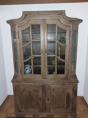 Alter Vitrinen- Buffetschrank (um 1800)