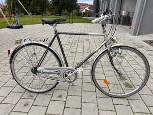 Herrenrad in Silber