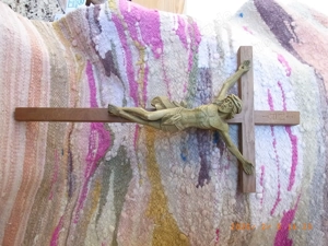 HOLZKREUZ mit Jesus Christus Bild 2
