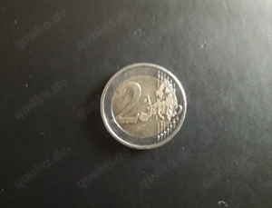 2 Euro Gedenkmünze mit Fehlprägung 