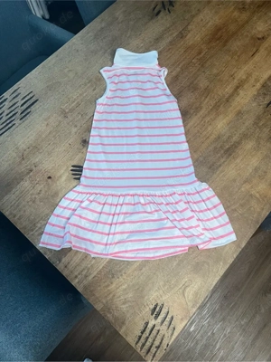 Kleid Mädchen 10Y Weiß Pink (134-140cm) Bild 2