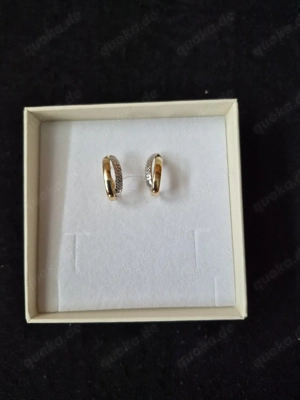 1 Paar Damen Ohrringe in 375er Gold