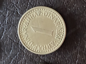 Münze Münzen Umlaufmünze Jugoslawien 1 Dinar 1983
