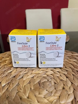 2 x FreeStyle Libre3 Sensor von Abbott NEU&OVP MHD 2026-04-30