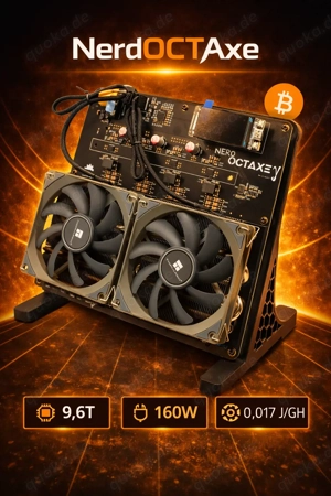 NerdOCTAxe 9.6TH s 160W   NEU & OVP mit Herstellergarantie