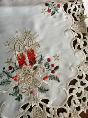 3 Weihnachts Deko Deckchen s. Fotos