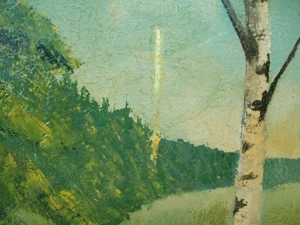 Ölgemälde, Landschaftsbild von K.J. Brackebusch 1945 Bild 3
