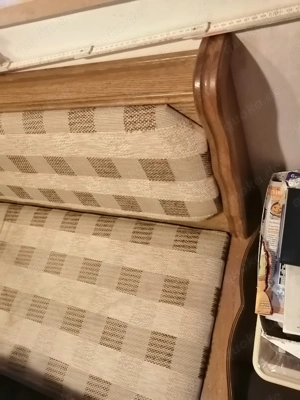 Eckbank m. Truhen, Gebrauchsspuren, gut erhalten, 167,5 x 124 Bild 5