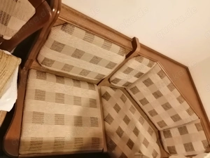 Eckbank m. Truhen, Gebrauchsspuren, gut erhalten, 167,5 x 124 Bild 9