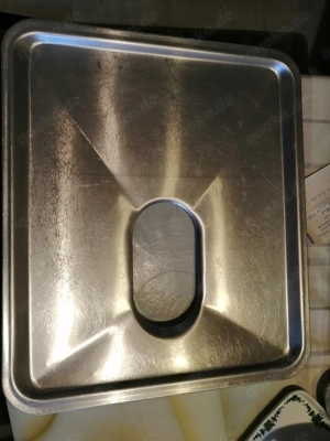 42 x 37 Auffangblech für Braten oä. im Backofen, Alu
