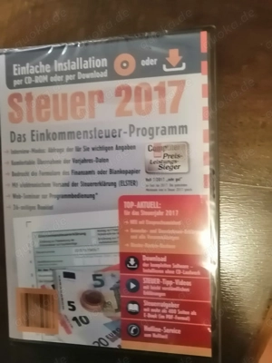 Steuerprogramm 2017, Wiso-kompatibel