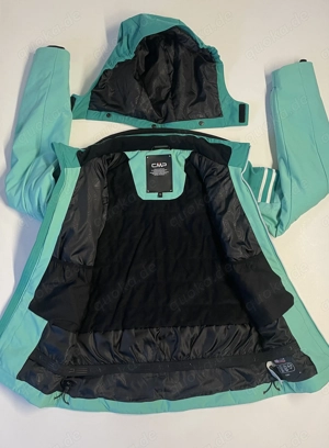 CMP Skijacke & Skihose inkl. Skirollis   Mädchen Gr. 176   leuchtend grün