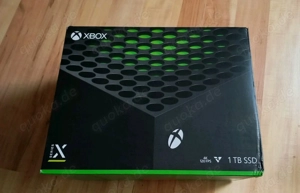 Xbox serie X 1TB spielkonsole mit Verpakung und Zubehör mit Controller