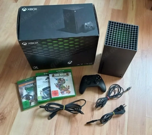 Xbox serie X 1TB neue spielkonsole mit Verpakung mit 3 videospiel mit Controller und Kabel