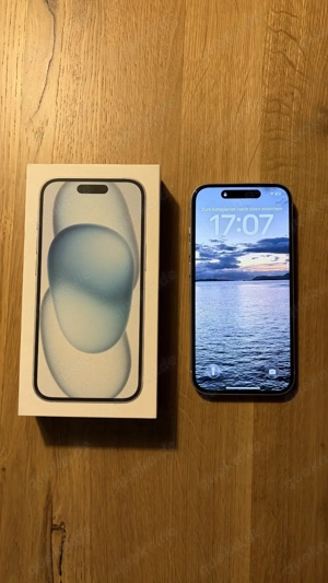 Apple iPhone 15 128B weib iphone 15 mit Verpakung mit garantie 