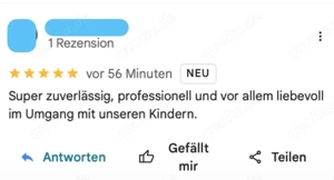 Professionelle Kinderbetreuung   auch über Nacht & am Wochenende
