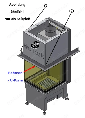 Kamineinsatz  SMART 3PLTh-S B 7,5KW Panorama U Kamin U-Form Ofen Heizeinsatz Neu Hajduk LDF-Kamine Bild 4