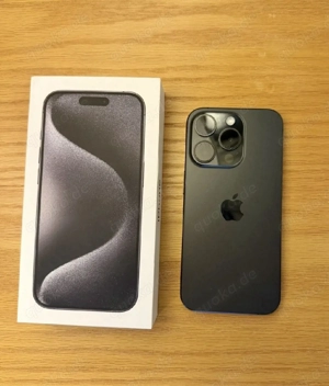Apple iPhone 15 Pro 256 GB Titanschwarz OVP