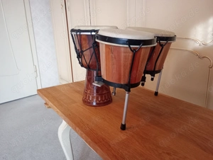 Musik - Bongos - Halterung Metall - Zustand gut Bild 3