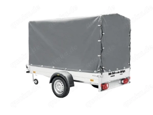 KFZ Anhänger mit Plane mieten   flexibel & günstig für Transporte
