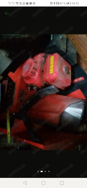 Wippsäge mit Benzinmotor 13ps wie neu nur 3 mal genutzt, von Hecht 