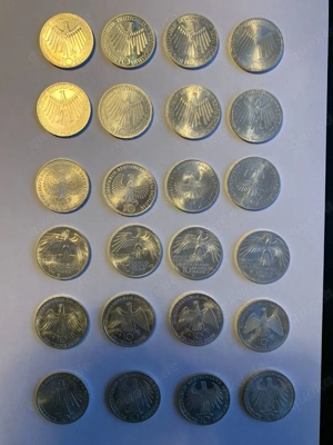 Olympiamünzen 1972 München - Sammlung 28 Silber-Gedenkmünzen 10 DM