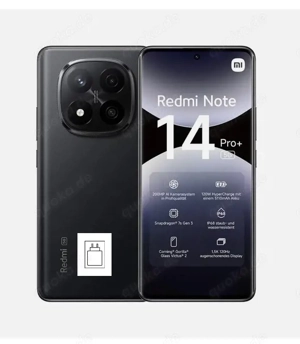 Xiaomi Redmi Note 14 Pro Plus 5G-Kamerafon 12+256GB 6,67" 120Hz Neu&OVP, WOW! Bild 2
