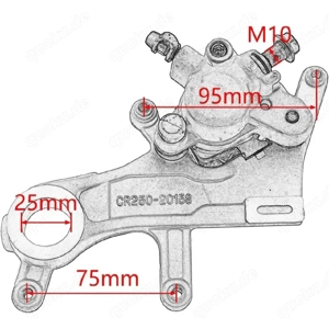 Honda hinterer Bremssattel | Honda Motorrad Bremse Bild 2