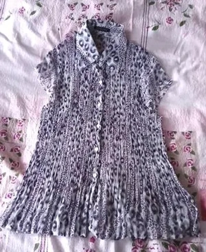 getigerte Damen Bluse