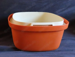 Tupperware Siebservierer Orange 3 Teile Warmhalten