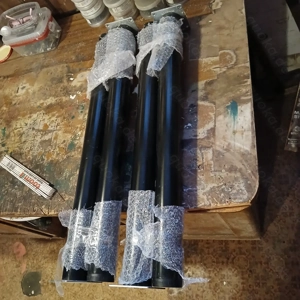 Tischbeine, Stahl, matt schwarz, Höhe verstellbar