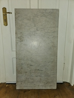 Antik! 2 Schöne, weiße Marmorplatten 60 x 115 cm 99,-  & 39 x 101 cm 60,- Naturstein TOP!