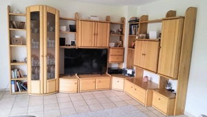 Wohnwand in Massivholz