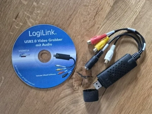 LogiLink USB2.0 Video Grabber mit Audio und weiteres Zubehör 