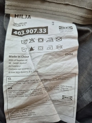 4 graue Ikea Vorhänge 