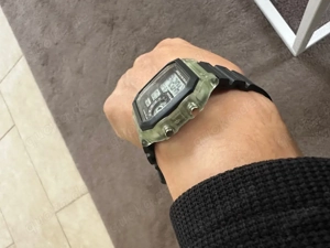 Schöne Digital Uhr Armbanduhr Chronograph Alarm Grün Neu unbenutzt Bild 3