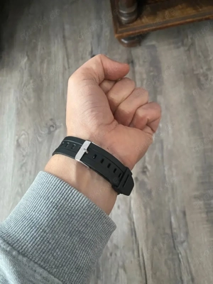 Schöne Digital Uhr Armbanduhr Chronograph Alarm grau schwarz Neu   unbenutzt Bild 5