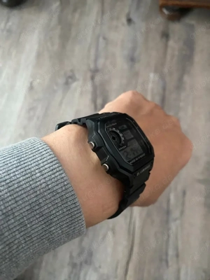 Schöne Digital Uhr Armbanduhr Chronograph Alarm grau schwarz Neu   unbenutzt Bild 3