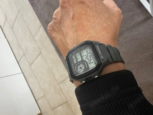 Schöne Digital Uhr Armbanduhr Chronograph Alarm grau schwarz Neu   unbenutzt Bild 8